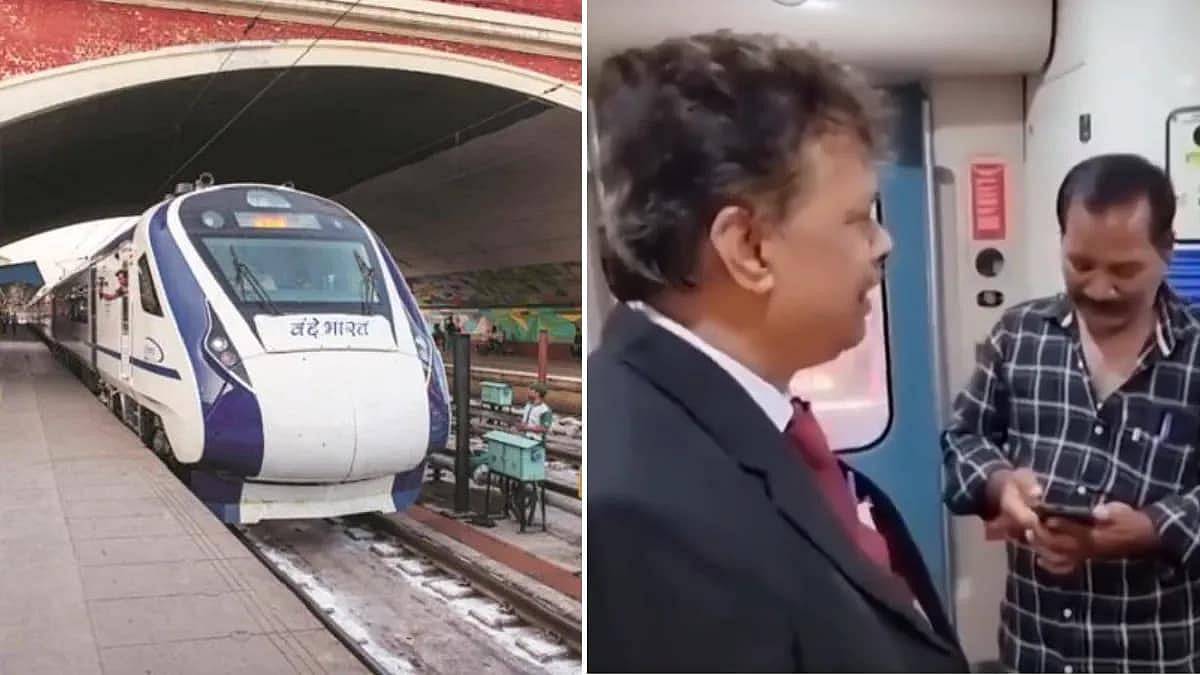 வந்தே பாரத் ரயிலில் செல்பி எடுக்க ஏறிய நபர்.. தானியங்கி கதவுகள் மூடியதால் நேர்ந்த சோகம்.. Video வெளியீடு!