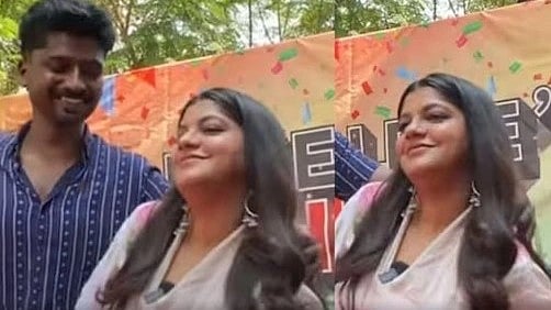 தவறு செய்துவிட்டு மன்னிப்பு கேட்ட மாணவர்.. அதே மேடையில் நோஸ்கட் செய்த நடிகை அபர்ணா பாலமுரளி!