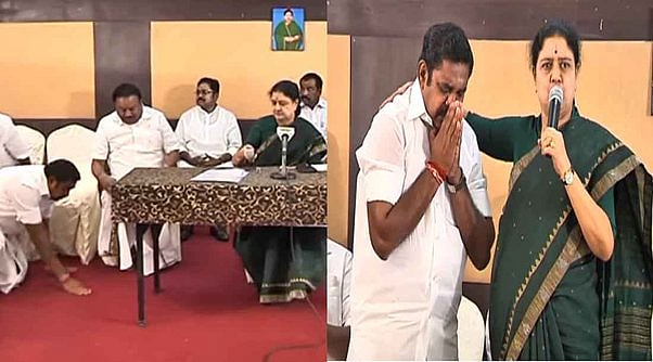 “டேபிளுக்கு கீழே ஊர்ந்து போய் பதவி பெற்ற ‘ஆண்மை’ ஆராய்ச்சியாளருக்கு மீசை ஏன்?”: எடப்பாடியை சாடிய முரசொலி!
