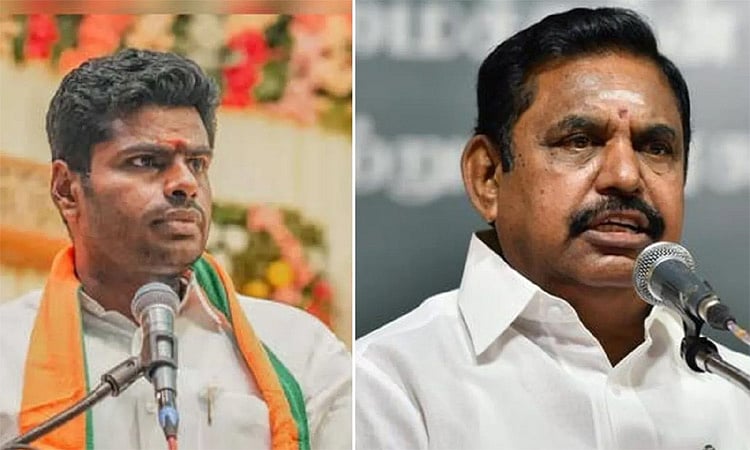 பழனிசாமி பெருசா ? அண்ணாமலை பெருசா ? -ஒரே கூட்டணியில் இருந்தும் அடித்துக்கொள்ளும் அதிமுக-பாஜக கட்சியினர் !