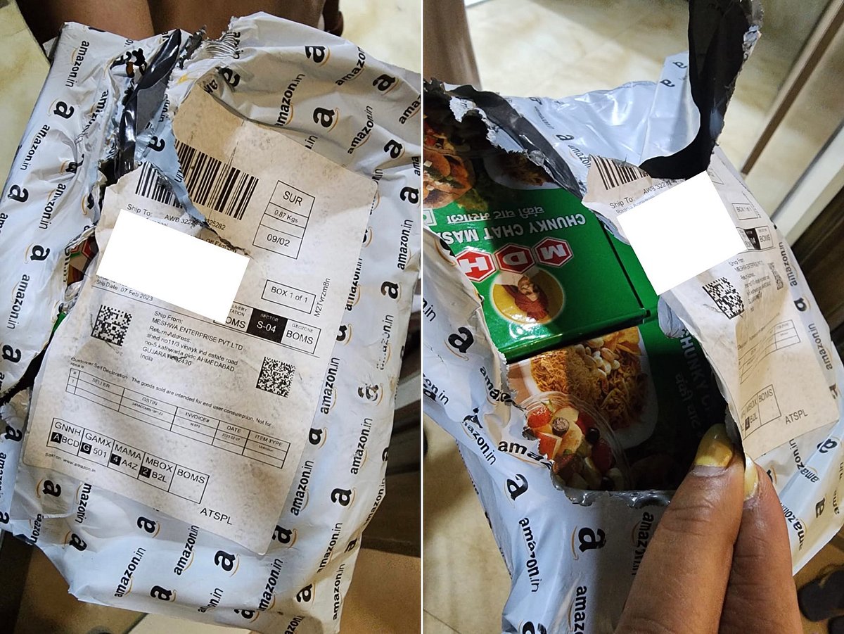 பல்லு தேய்க்க ரூ.12000-க்கு E-Brush ஆர்டர் செய்த பெண்.. 4 பெட்டி மசாலாவை டெலிவரி செய்த அமேசான்..