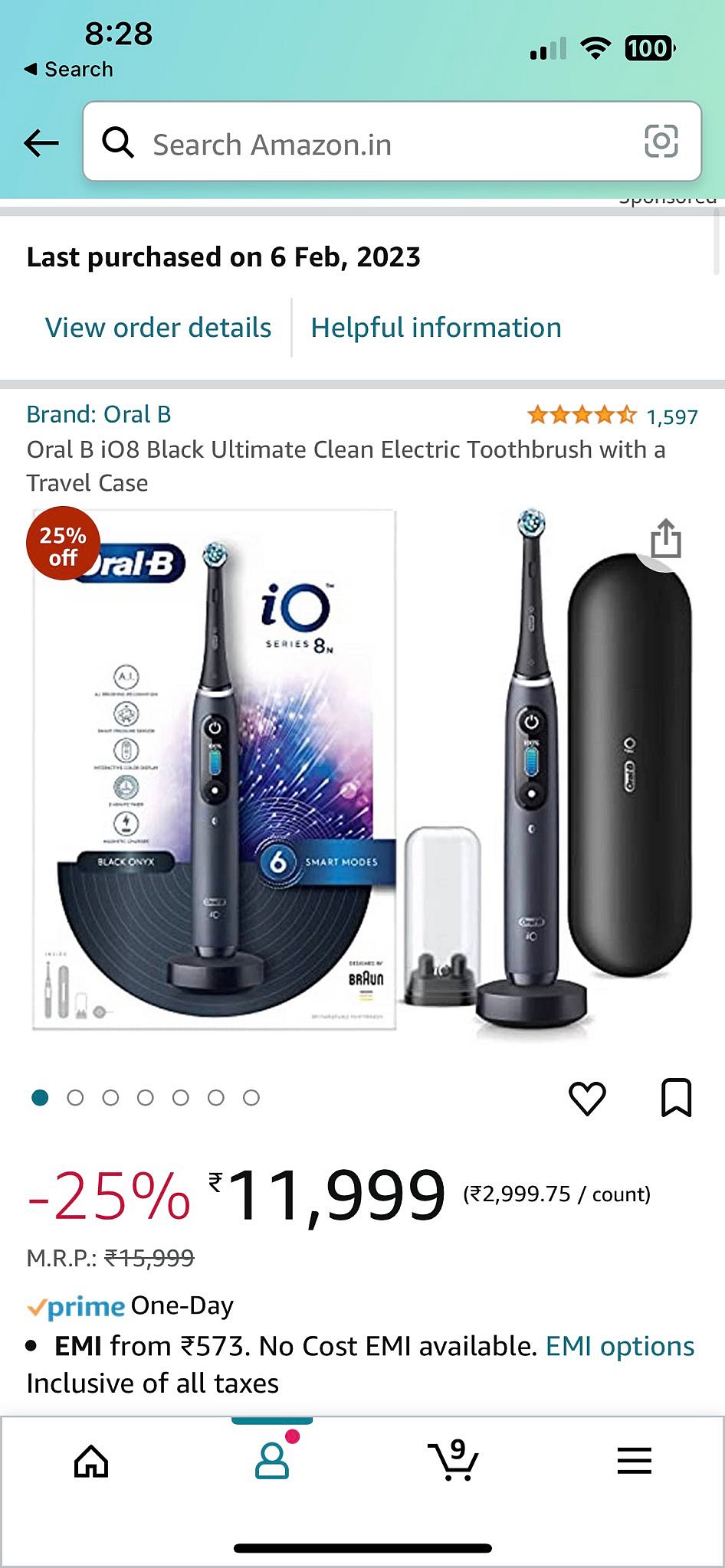 பல்லு தேய்க்க ரூ.12000-க்கு E-Brush ஆர்டர் செய்த பெண்.. 4 பெட்டி மசாலாவை டெலிவரி செய்த அமேசான்..