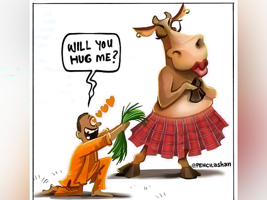 கடும் எதிர்ப்பு.. Trolls.. Memes.. - திரும்ப பெறப்பட்ட Cow Hug Day 2023 : விலங்குகள் நல வாரியம் அறிவிப்பு