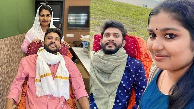 வீல் சேரில் இரத்த வாந்தி எடுத்து உயிரிழந்த இளைஞர்.. இணையத்தில் பிரபலமான காதல் ஜோடிக்கு நேர்ந்த சோகம் !