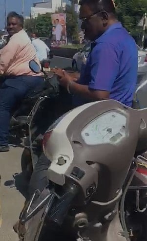 சாலையில் அறுந்து விழுந்த பாஜக அமைச்சர் பிறந்தநாளுக்கு வைக்கப்பட்ட பேனர்.. ஒருவர் படுகாயம்: மக்கள் கண்டனம்