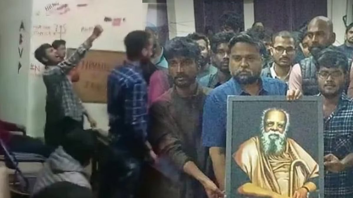 “ஐதராபாத் பல்கலை. மாணவர் சங்க தேர்தலில் ABVP படுதோல்வி..” : ஆத்திரத்தில் மாணவர்கள் மீது ABVP தாக்குதல் !