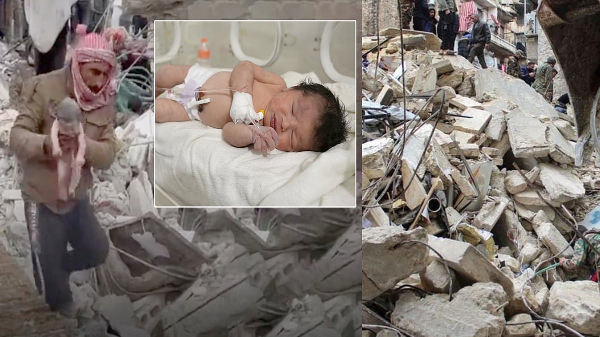 துருக்கி - சிரியா : பூகம்பத்தின் நடுவே பிறந்த அதிசய பெண் குழந்தை.. தத்தெடுக்க ஆர்வம் காட்டும் மக்கள்..! 