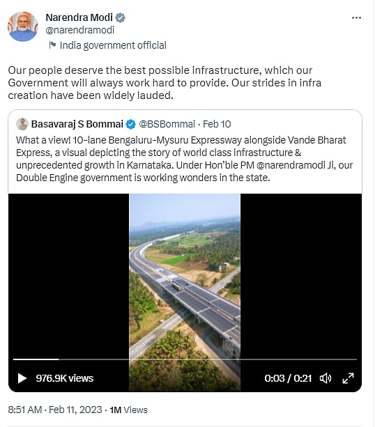 "பத்துவழிச்சாலையில் ஆறுவழிதான் இருக்கு 4 எங்கே போனது?"-வீடியோவால் சிக்கிய மோடி மற்றும் பாஜக முதல்வர் ! 