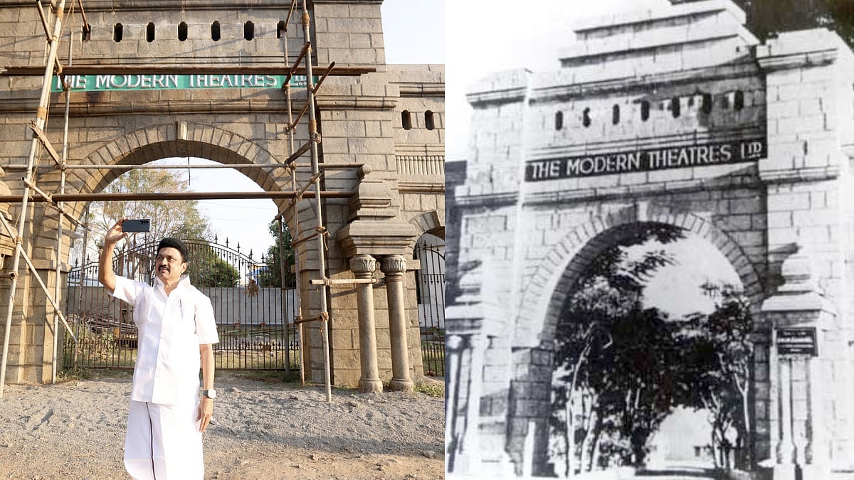 காரை நிறுத்தி மாடர்ன் தியேட்டர்ஸ் முன் Selfie எடுத்த முதல்வர்:கலைஞர் வாழ்ந்த இடத்தில் நின்று நெகிழ்ந்த CM