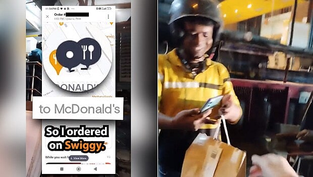 ஹே, எப்புட்றா.. பெங்களுருவில் 10 நொடிகளில் உணவை டெலிவரி செய்த நபர்.. இணையத்தில் வைரலாகும் வீடியோ !