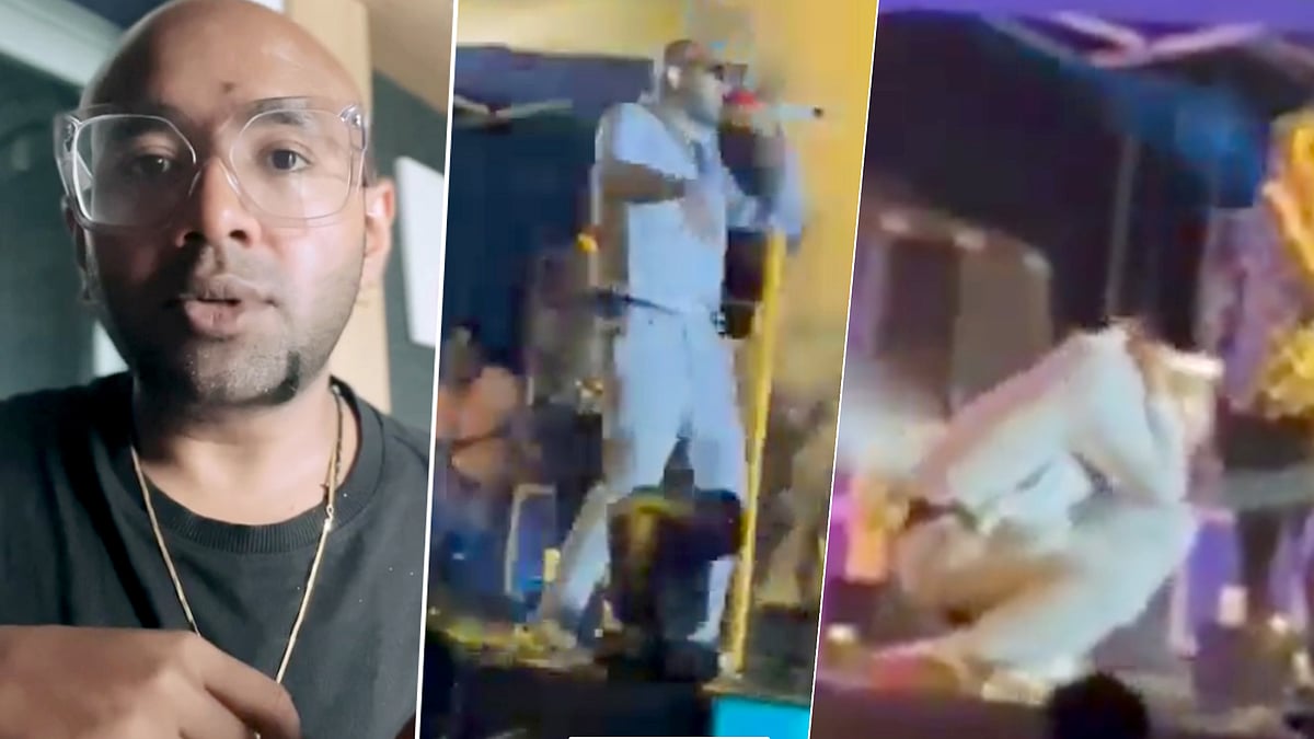 குஷியாக பாட்டு பாடிக்கொண்டிருந்த பென்னி தயாள்: சட்டென்று பின் தலையில் மோதிய ட்ரோன் -அடுத்து என்ன நடந்தது?