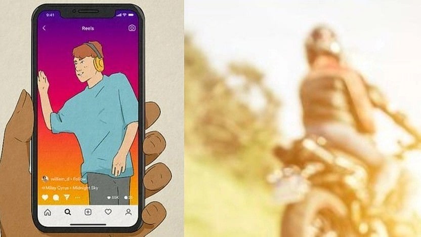 பைக் சாகசத்தில் ஈடுபட்டு Instagram Reel வீடியோ எடுத்த இளைஞர்கள்..  சாலையில் பறிபோன இளம் பெண் உயிர்!