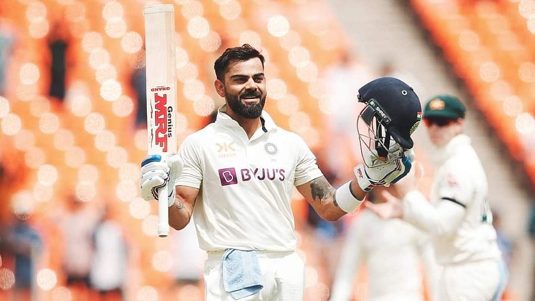 3.5 ஆண்டுகளுக்கு பிறகு சதம்.. ஒருவழியாக 28 டெஸ்ட் சதத்தினை பூர்த்தி செய்தார் விராட் கோலி !