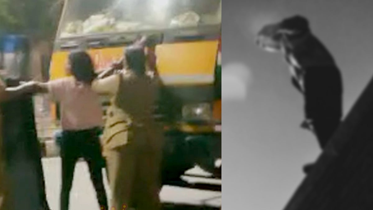 முதல் நாள் ரகளை.. மறுநாள் தற்கொலை முயற்சி.. 4-வது மாடியில் இருந்து குதித்த இளம்பெண் - நடந்தது என்ன ?