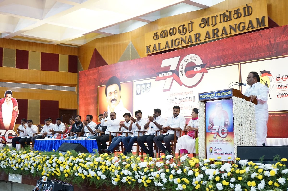 “பெரியார், அண்ணா, கலைஞர் இல்லை என்றால்.. டெல்லியில் பயந்துபோய் உள்ளனர்” : மேடையை அதிர வைத்த ஆ.ராசா MP !