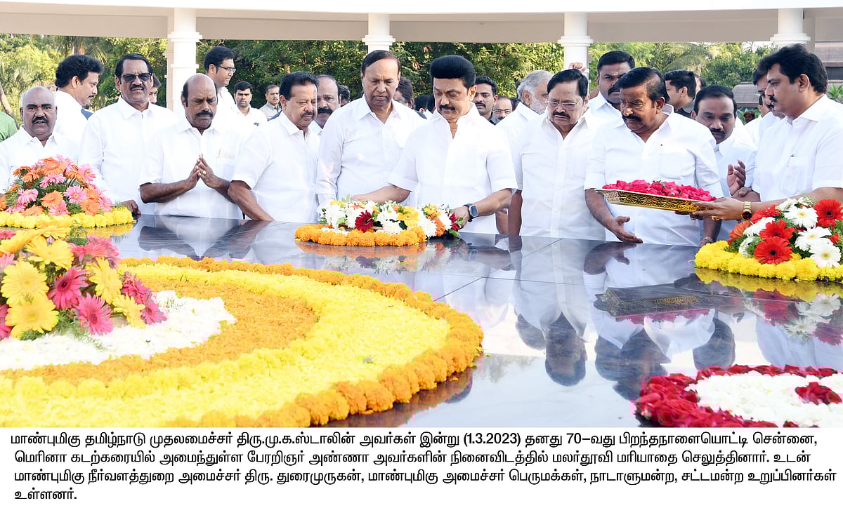 தலைவர்கள் முதல் தொண்டர்கள் வரை.. திராவிட தலைவருக்கு குவிந்து வரும் வாழ்த்துகள்: புகைப்படத் தொகுப்பு!