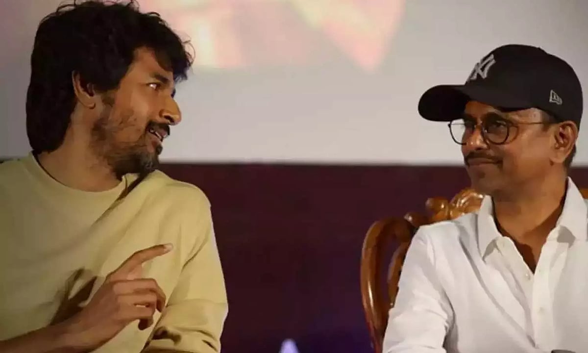 “துப்பாக்கி படத்தில் இந்த சீன் கார்த்திக்கை வைத்து எழுதியதுதான்” - விஜய் டயலாக்கை பேசி AR முருகதாஸ் கலகல!