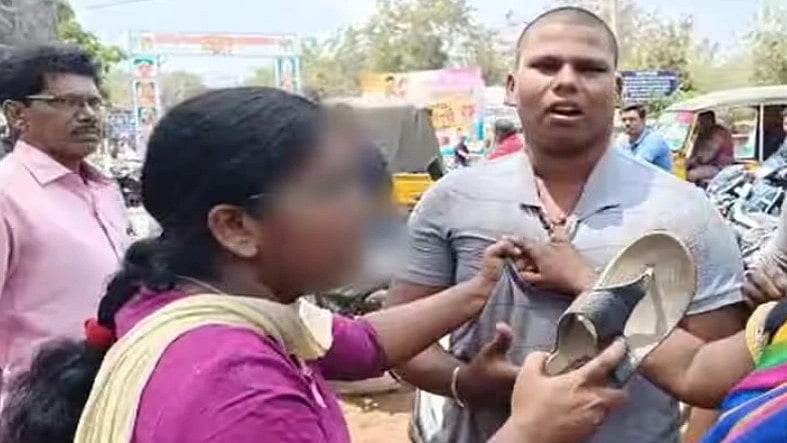 Instagram-ல் ஆபாச மெசேஜ்.. முகவரி தேடிச் சென்று வாலிபரின் கண்ணத்தில் செருப்பால் அடித்த பெண் !