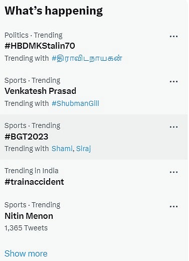 இந்திய அளவில் NO 1 ட்ரெண்டிங்கில் 'திராவிட நாயகன்' - முதலமைச்சர் மு.க.ஸ்டாலினுக்கு குவியும் வாழ்த்து !