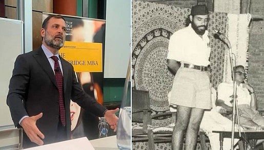 ராகுல் காந்தி கேம்பிரிட்ஜ் பல்கலைக்கழகம்.. மோடி RSS பல்கலைக்கழகம்: வரலாற்றை பேசும் 2 புகைப்படங்கள்!