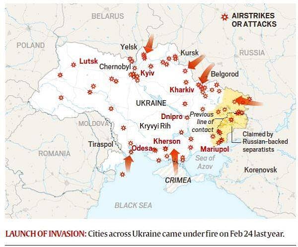 உக்ரைனிய நகரங்களை அடுத்தடுத்து கைப்பற்றும் ரஷ்யா.. இரண்டாவது பெரிய நகரம் ரஷ்ய படைகளால் சுற்றிவளைப்பு !