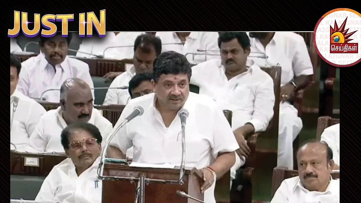 2 ஆண்டுகளில் 110 விதியின் கீழ் 86% திட்டங்கள் நிறைவேற்றம்: சட்டப்பேரவையில் நிதியமைச்சர் PTR பதிலுரை!