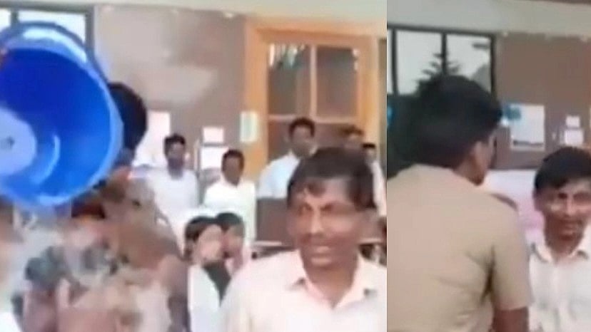 மாற்றுத்திறனாளி வீட்டை அபகரித்த பாஜக மாவட்ட செயலாளர்.. தீக்குளிக்க முயன்ற குடும்பம்: காப்பாற்றிய போலிஸ்!