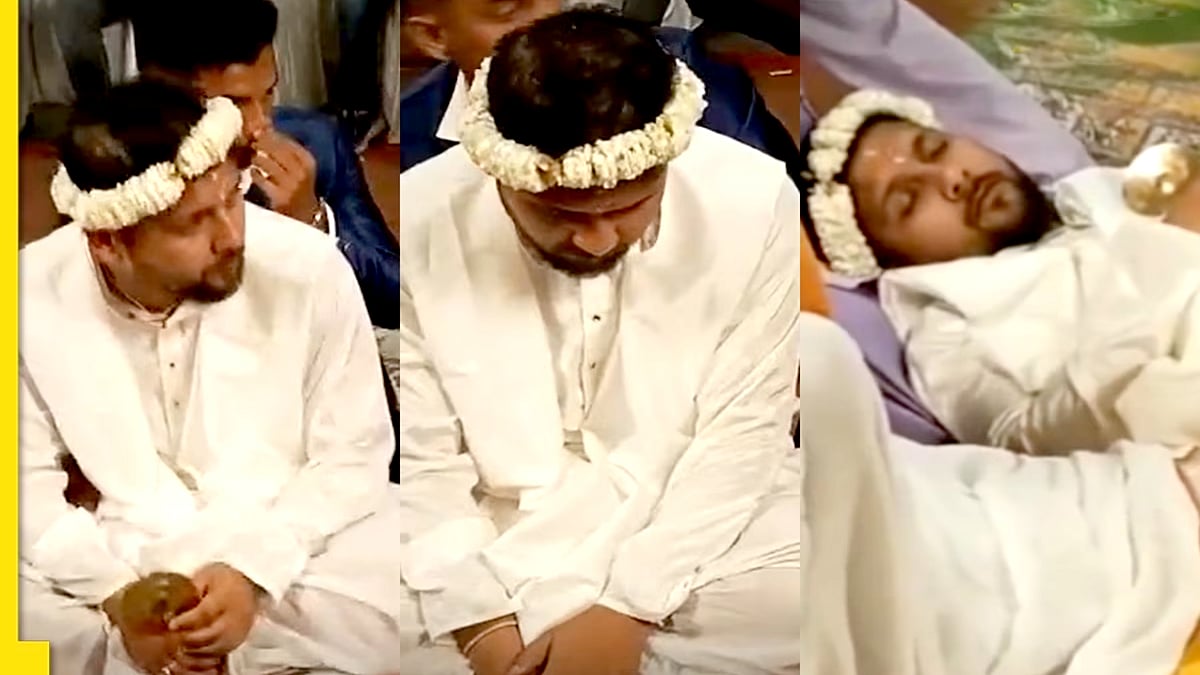 “ஒரு கதை சொல்லு ராம்..” - மணமேடையில் உறங்கிய மணமகன்.. மணமகள் எடுத்த அதிரடி முடிவு !