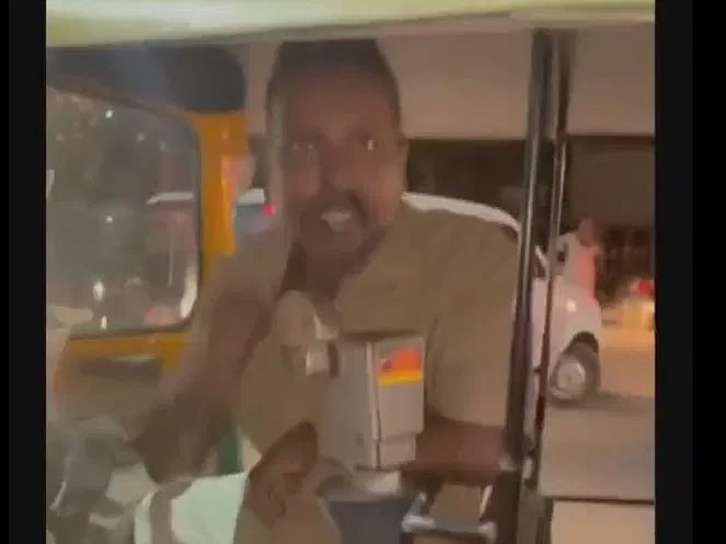 "இது எங்கள் நிலம்.. நாங்கள் ஏன் இந்தியில் பேசவேண்டும் ?" - இணையத்தில் வைரலாகும் ஆட்டோ ஓட்டுநரின் பதிலடி !