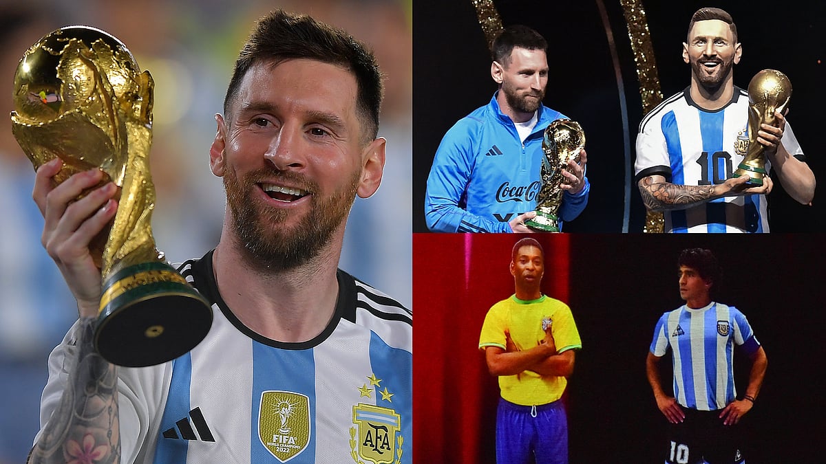 கால்பந்து  ஜாம்பவான்களுடன் வைக்கப்படவுள்ள மெஸ்ஸியின் சிலை.. கௌரவப்படுத்திய தென்னமெரிக்க கால்பந்து கழகம் !