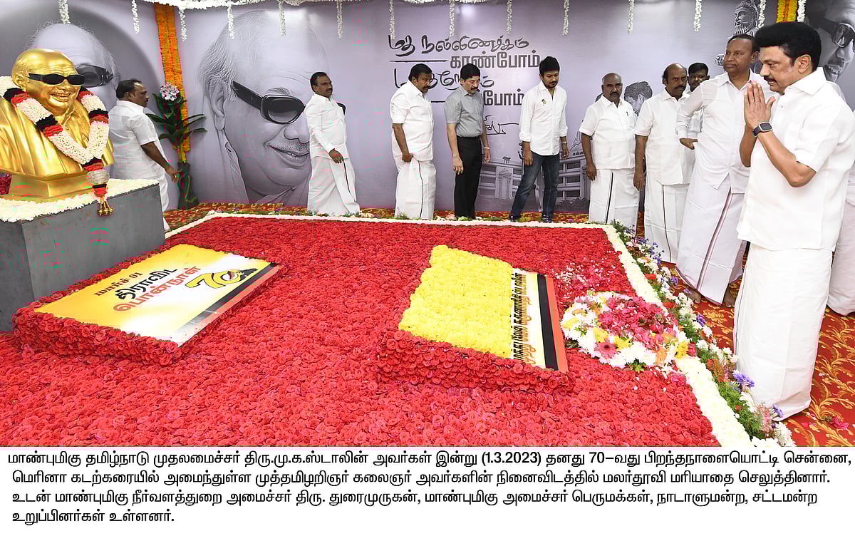 தலைவர்கள் முதல் தொண்டர்கள் வரை.. திராவிட தலைவருக்கு குவிந்து வரும் வாழ்த்துகள்: புகைப்படத் தொகுப்பு!