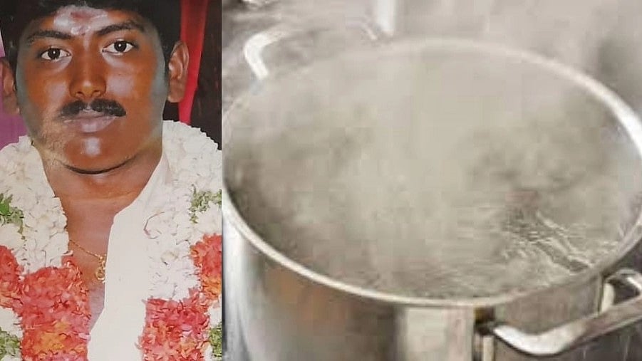 மாமியாரிடம் பாலியல் அத்துமீறல்.. கணவன் மீது மிளகாய்ப்பொடி கலந்த சுடுதண்ணீர் ஊற்றிய மனைவி!