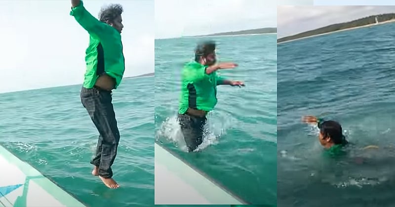 சிம்பு குறித்த ஒரே கேள்வி.. ஆவேசப்பட்டு கடலில் குதித்த கூல் சுரேஷ்.. பதறிப்போன நெறியாளர்.. என்ன நடந்தது ?