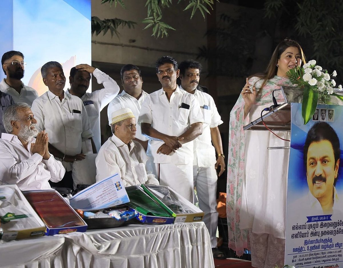 “அவரது உழைப்பால்தான் முதலமைச்சர் ஆகியிருக்கிறார்” -முதல்வர் மு.க.ஸ்டாலினை புகழ்ந்த நடிகை சங்கீதா!