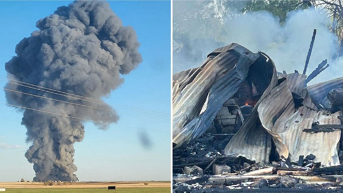 திடீரென பண்ணையில் பற்றிய தீ.. 18 ஆயிரம் பசு மாடுகள் கருகிய பரிதாபம்.. ஆபத்தான கட்டத்தில் தொழிலாளி !