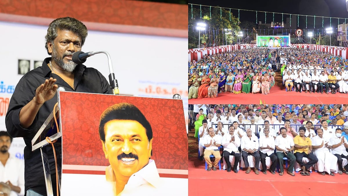 “தமிழ்நாட்டின் ரியல் ஹீரோ சி.எம் மு.க.ஸ்டாலின்தான்..” : விழா மேடையில் பாராட்டி தள்ளிய நடிகர் பார்த்திபன்!
