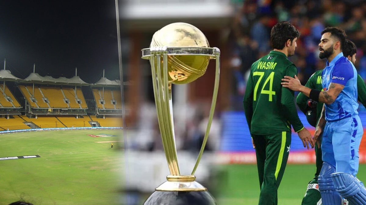 சென்னையில் இந்தியா- பாகிஸ்தான் மோதல்.. உலகக்கோப்பை தொடர் குறித்து வெளிவந்த தகவலால் ரசிகர்கள் உற்சாகம் !