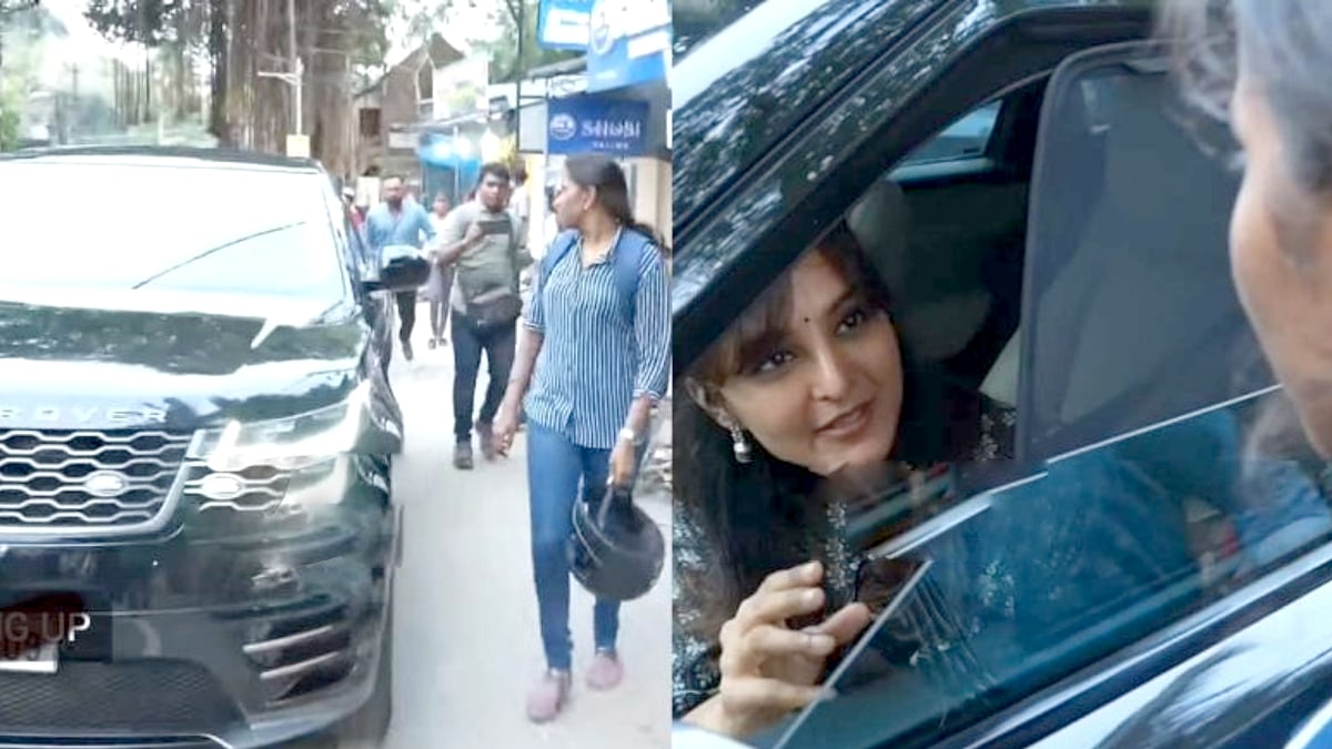 காரின் பின்னால் ஓடி வந்து கோரிக்கை வைத்த ரசிகை.. உடனே OK சொன்ன மஞ்சுவாரியர்: அப்படி என்ன சொல்லிருப்பாங்க?