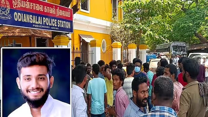 போதையில் சாலையில் பைக்கில் சென்றவரின் தலையில் தட்டிய இளைஞர்.. எதிர்பாராத வகையில் இறுதியில் நடந்த துயரம்! 