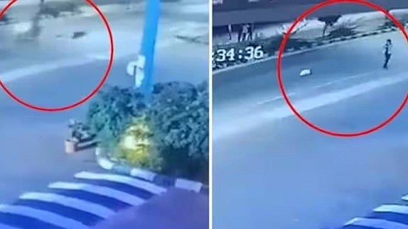 அத்துமீறிய Rapido ஓட்டுநர்.. ஓடும் பைக்கில் இருந்து குதித்துத் தப்பிய இளம் பெண்: CCTV காட்சி!