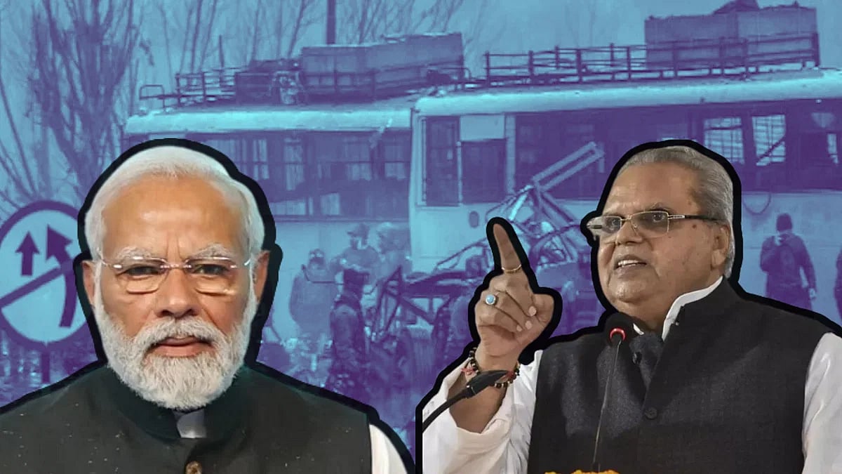 “புல்வாமா தாக்குதல்: மோடி அரசின் தோல்வியே காரணம்” : உண்மையை அம்பலபடுத்திய சத்யபால் மாலிக்” - முரசொலி!