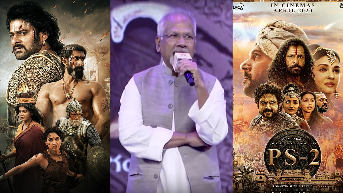 “பொன்னியின் செல்வன் - 2 பாகத்திற்கு ‘பாகுபலி’தான் காரணம்..”- ஐதராபத்தில் ராஜமெளலியை பாராட்டிய மணிரத்னம் !