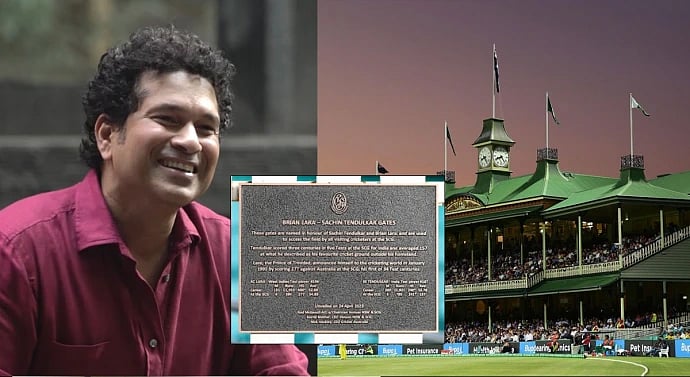 #HBDSACHIN : சிட்னி கிரிக்கெட் மைதான வாயிலுக்கு சச்சினின் பெயர்.. கிரிக்கெட் ஜாம்பவானுக்கு கெளரவம் ! 