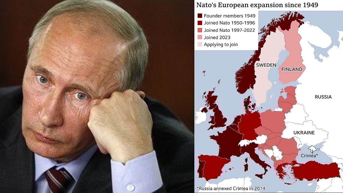 ரஷ்யா மீதான அச்சம்..நேட்டோ அமைப்பில் இணைந்தது பின்லாந்து.. ரஷ்யாவின் எல்லையருகே கூடாரமிடும் அமெரிக்கா !