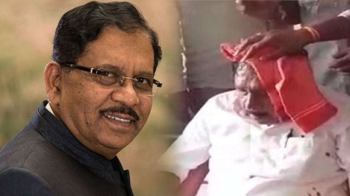 காங்கிரஸ் முன்னாள் துணை முதல்வரை கல்லால் தாக்கிய பாஜக தொண்டர்கள்.. கர்நாடக அரசியலில் பரபரப்பு ! 