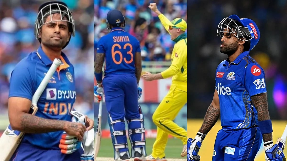 உச்சத்தில் இருந்து கீழே சரிந்த சூர்யகுமார்.. தொடரும் டக் அவுட் சோதனையால்  அதிர்ச்சியில் ரசிகர்கள் !