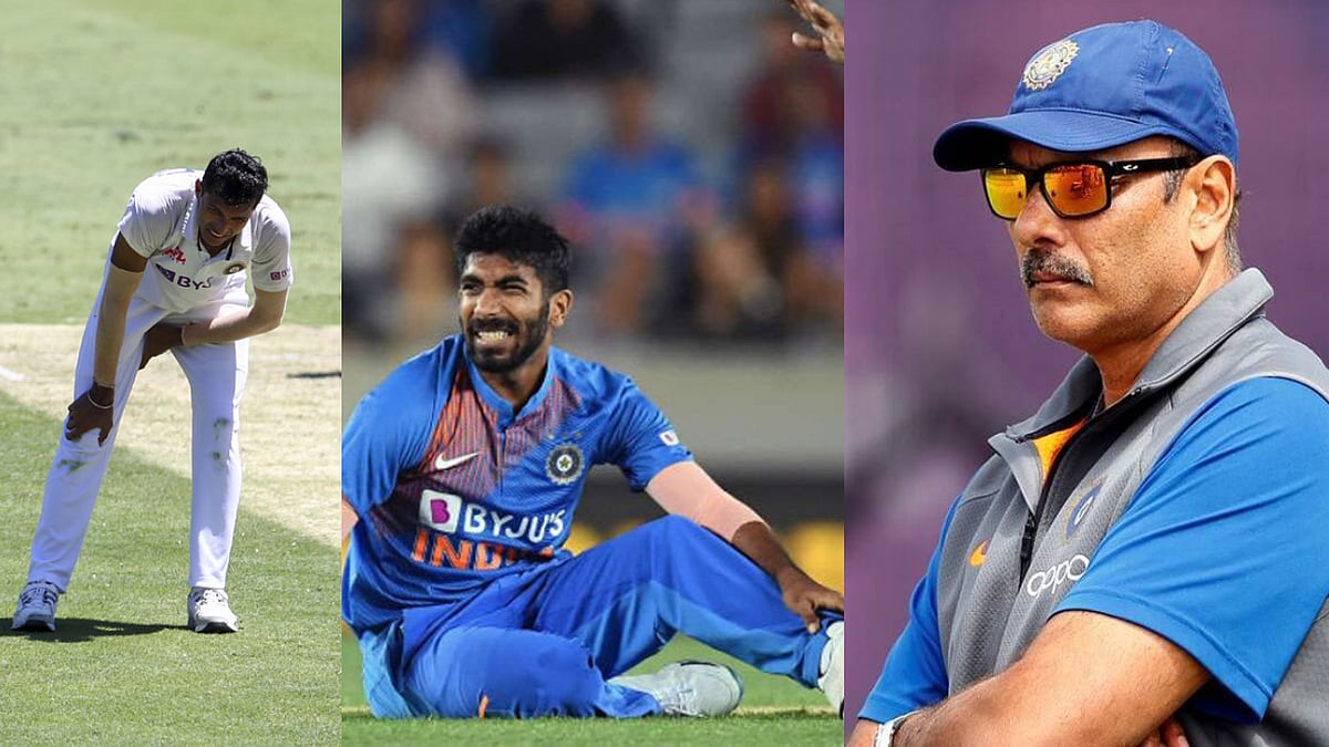 4 ஓவர் வீசினா முட்டியை பிடித்து உக்காந்துடுறாங்க, இவங்க எல்லா பந்துவீச்சாளரா ? - ரவி சாஸ்திரி காட்டம் ! 