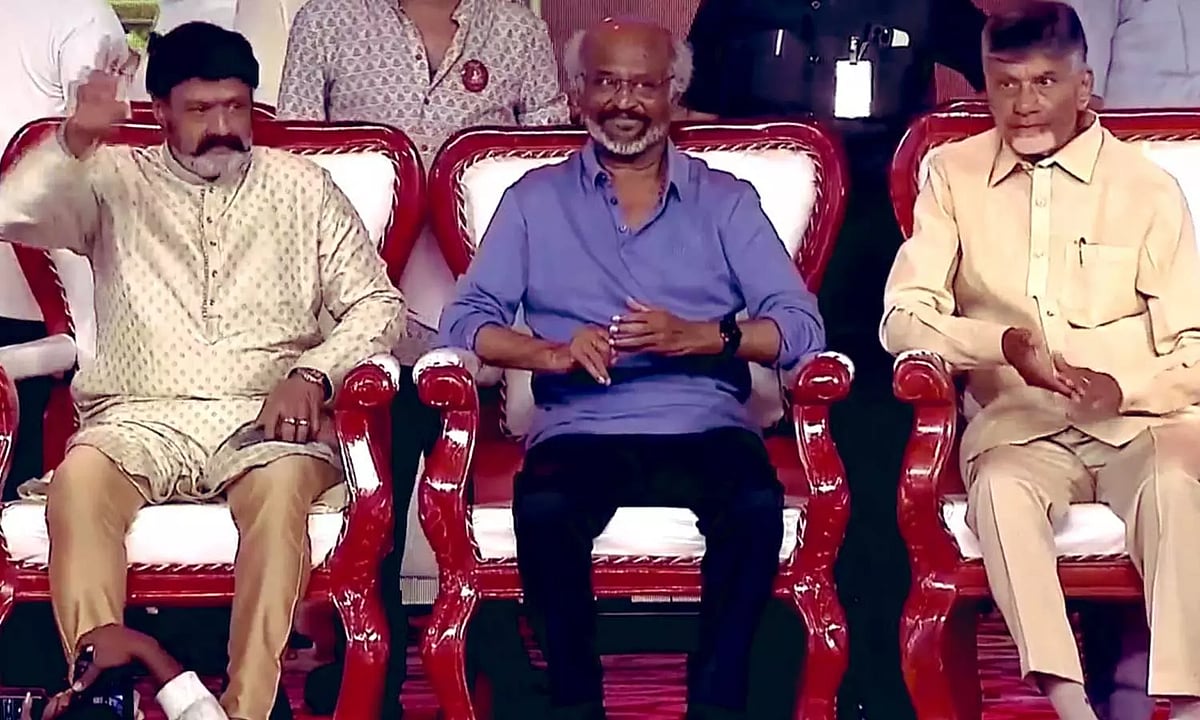 பறக்கவிடும் ஜீப்: “நா செஞ்சா மக்கள் ஏத்துக்கமாட்டாங்க.. ஆனா இவரு செஞ்சா..” - பாலய்யா குறித்து ரஜினி கலகல!