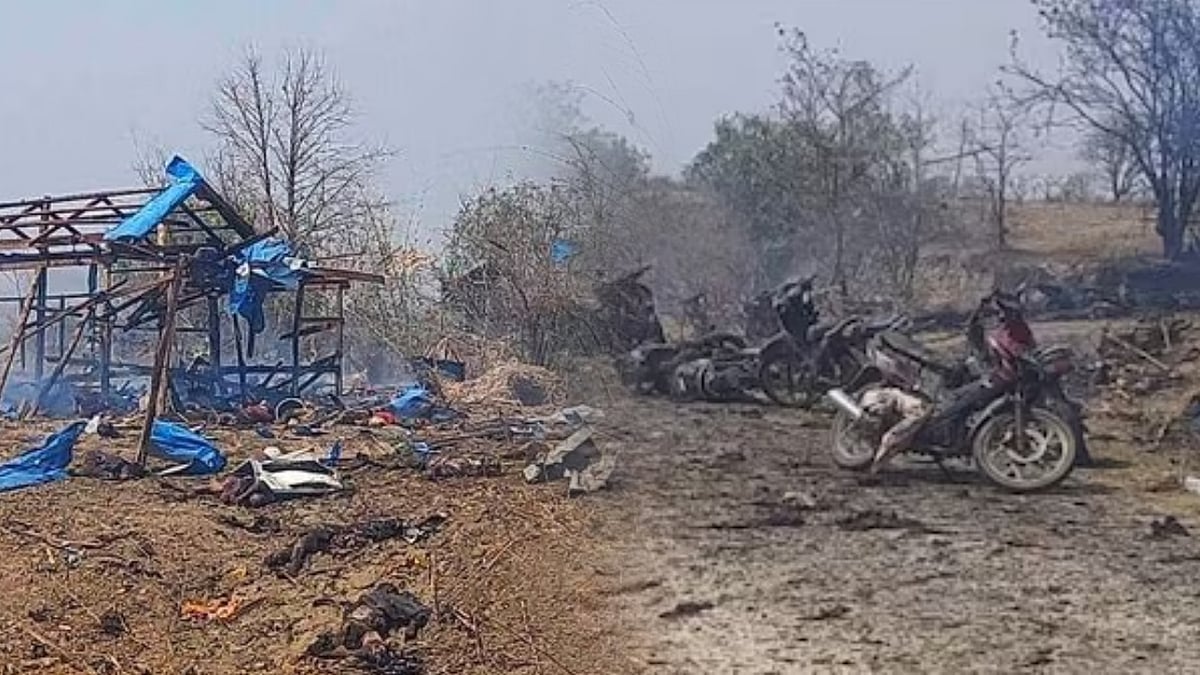 சொந்த நாட்டு மக்கள் மீதே தாக்குதல் நடத்திய ராணுவம்.. ஹெலிகாப்டர் குண்டுவீச்சில் 100-கும் மேற்பட்டோர் பலி!