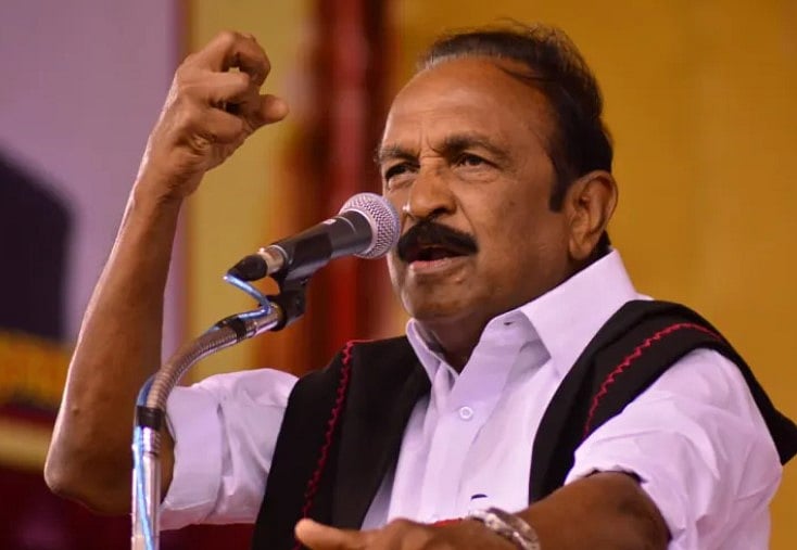 தமிழ்த்தாய் வாழ்த்து  அவமரியாதை.. ஈஸ்வரப்பா அண்ணாமலை பகிரங்கமாக மன்னிப்புக் கேட்க வேண்டும்: வைகோ ஆவேசம்!